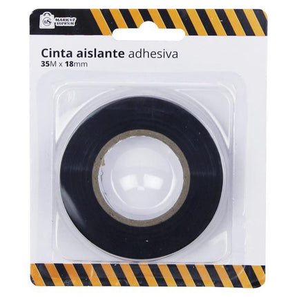 Rollo de Cinta Aislante Adhesiva Market Suprem - 1ud (35m x 18mm)
