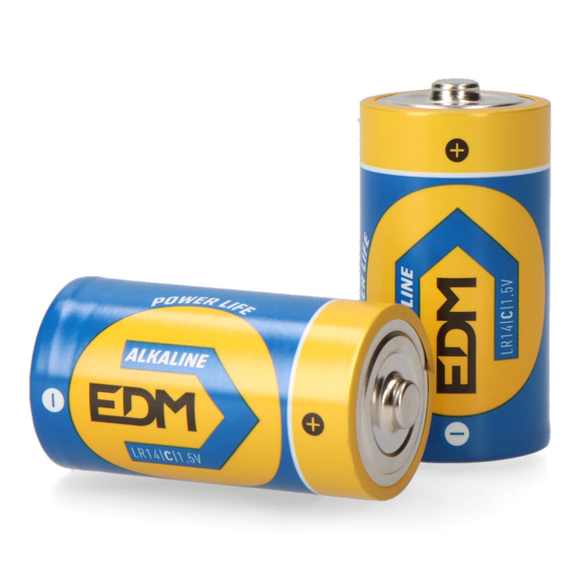 Pilas Alcalinas Longlife C Max Pro EDM - LR14 1.5V (2uds)