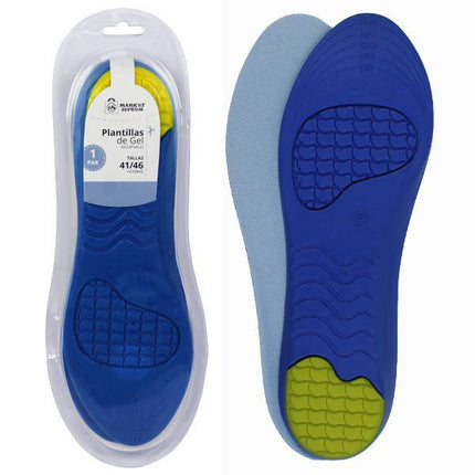 Plantillas de Gel Market Suprem - 1 Par (Tallas 41-46)