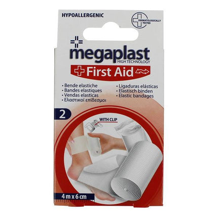 Venda Tejida Elástica Megaplast - 2uds (4m x 6cm)