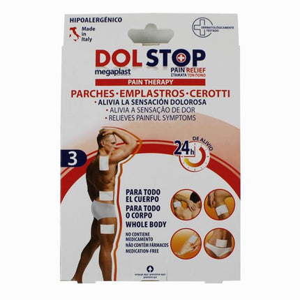 Parches Calmantes para el Dolor Articular Megaplast - 3uds (24h duración)