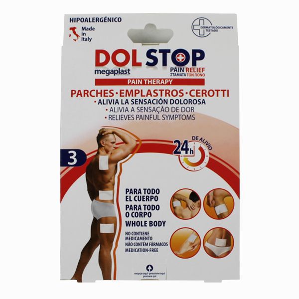 Parches Calmantes para el Dolor Articular Megaplast - 3uds (24h duración)