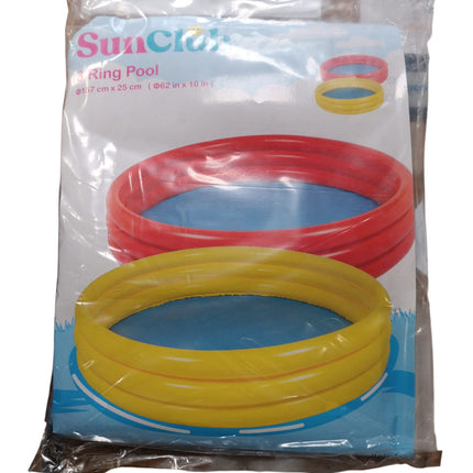 Piscina Hinchable de 3 Anillas Bismark Beach - 157x25cm