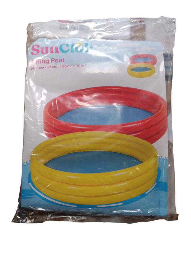 Piscina Hinchable de 3 Anillas Bismark Beach - 157x25cm