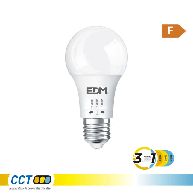Bombilla Estándar LED A60 E27 10W 932Lm 3CCT - Ø60 x 116 mm