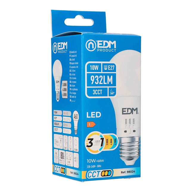 Bombilla Estándar LED A60 E27 10W 932Lm 3CCT - Ø60 x 116 mm