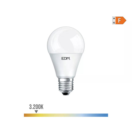 Bombilla Estándar LED E27 10W 932Lm 3200K Luz Cálida - Ø6 x 10,8 cm