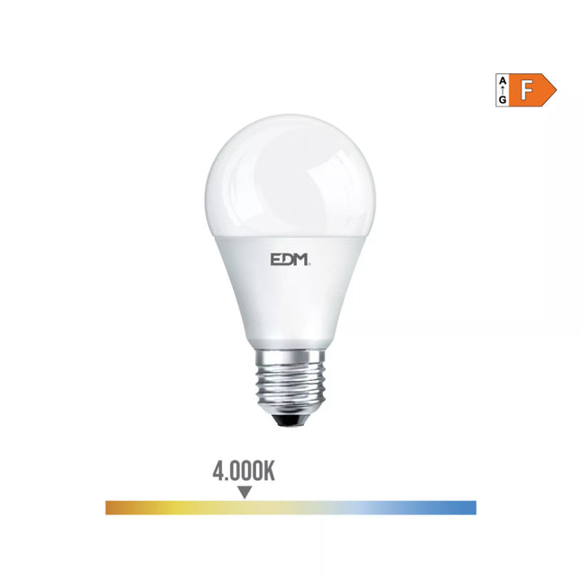 Bombilla Estándar E27 12W 1154Lm 4000K Luz de Dia - Ø6 x 11 cm