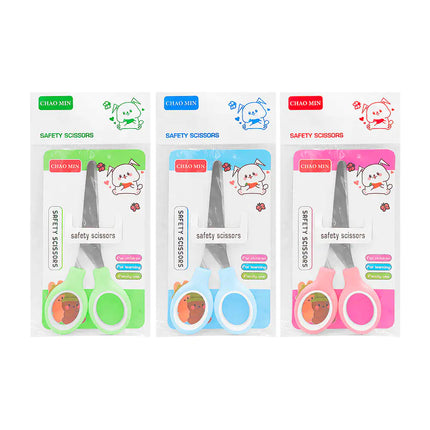 Tijeras de Seguridad Infantil Chao Min – Ideales para Escolar y Manualidades