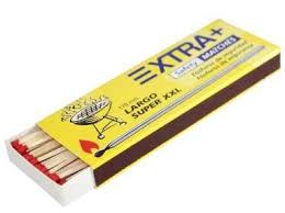 Cerillas de Seguridad Extra Largas Extra - 50uds x 170mm