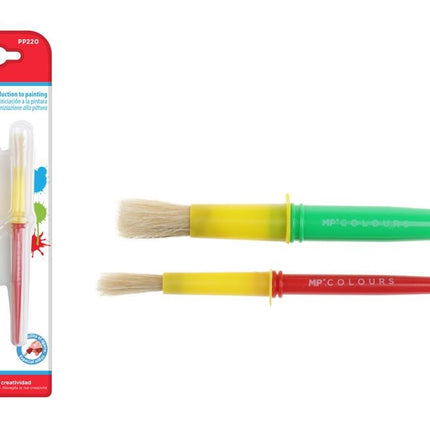Pinceles Infantiles MP Colours Easy Grip (Pack 2 uds.)