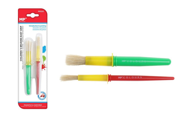 Pinceles Infantiles MP Colours Easy Grip (Pack 2 uds.)