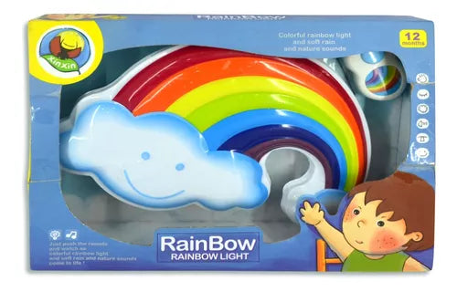 Luz Nocturna Infantil "Rainbow Light" con Sonidos de la Naturaleza