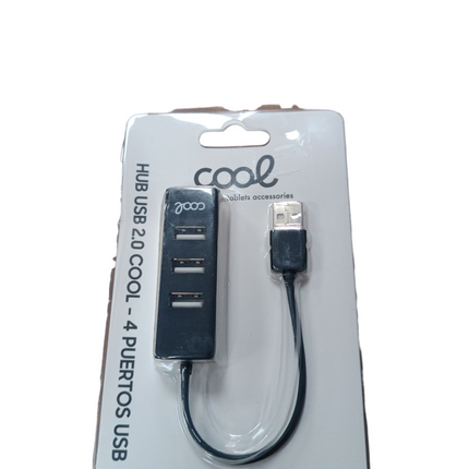 Cable USB distibuidor de 4 Puertos Cool