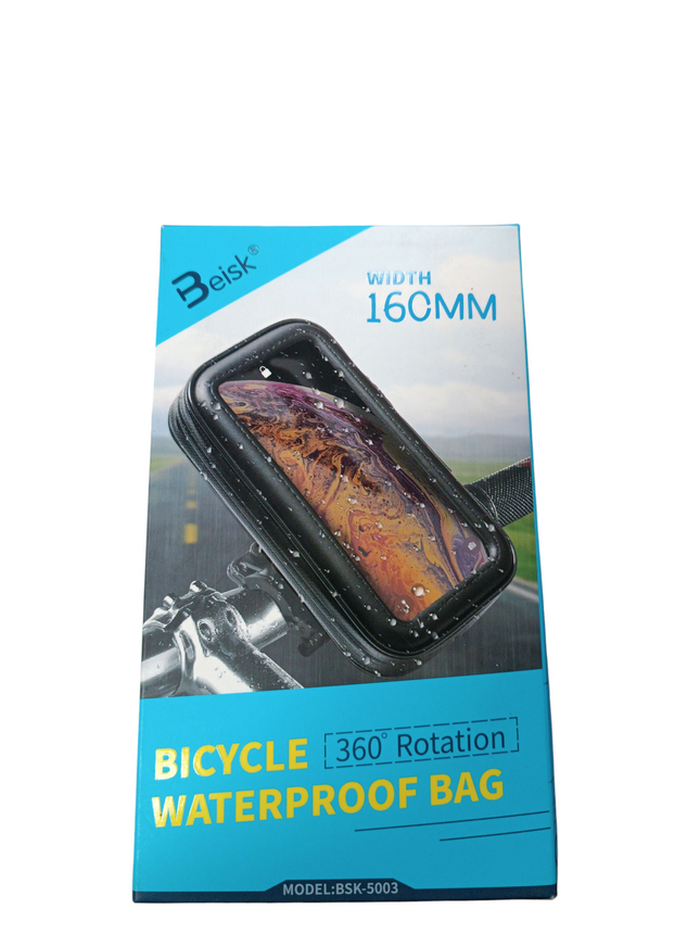Bolsa Impermeable para Bicicleta Beisk BSK-5003 (Soporte Móvil 360°)