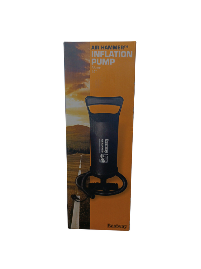 Bomba de Aire Bestway "Air Hammer" + 3 Valvulas - 1.85L/Ciclo (36cm)