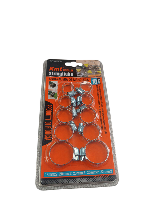 Set de Abrazaderas de Manguera Kmt Tools (10 Piezas)