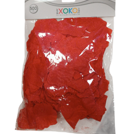 Pétalos De Tela Rojos 500Pcs Xoko