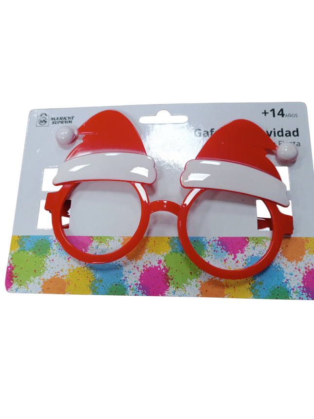 Gafas de Navidad Complemento de Fiesta Market Suprem