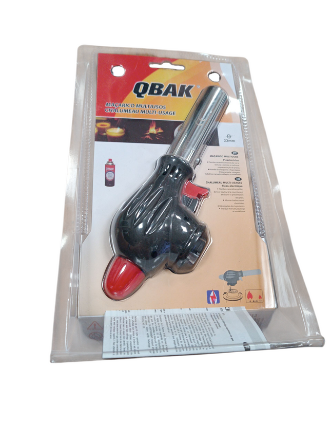 Soplete Multiusos QBAK – Encendido Piezoeléctrico
