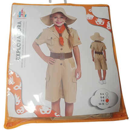 Disfraz de Exploradora Infantil Partilandia