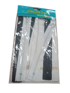 Pack de Cremalleras 22 cm (Blanco y Negro)