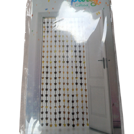 Cortina de Estrellas Metalizadas Atosa - 100x200cm