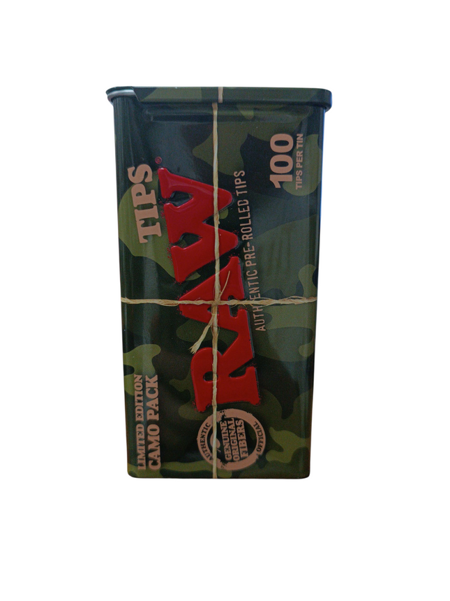 Caja metálica con 100 boquillas Cartón RAW