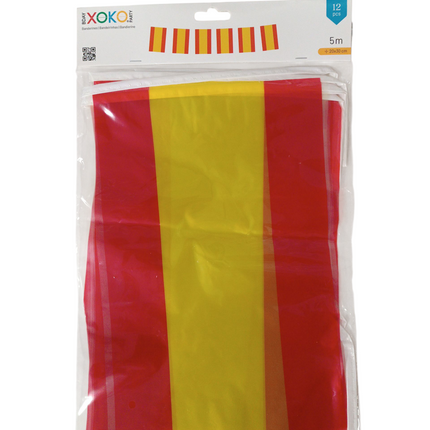 Banderines Bandera España 12Ppcs 5m Xoko