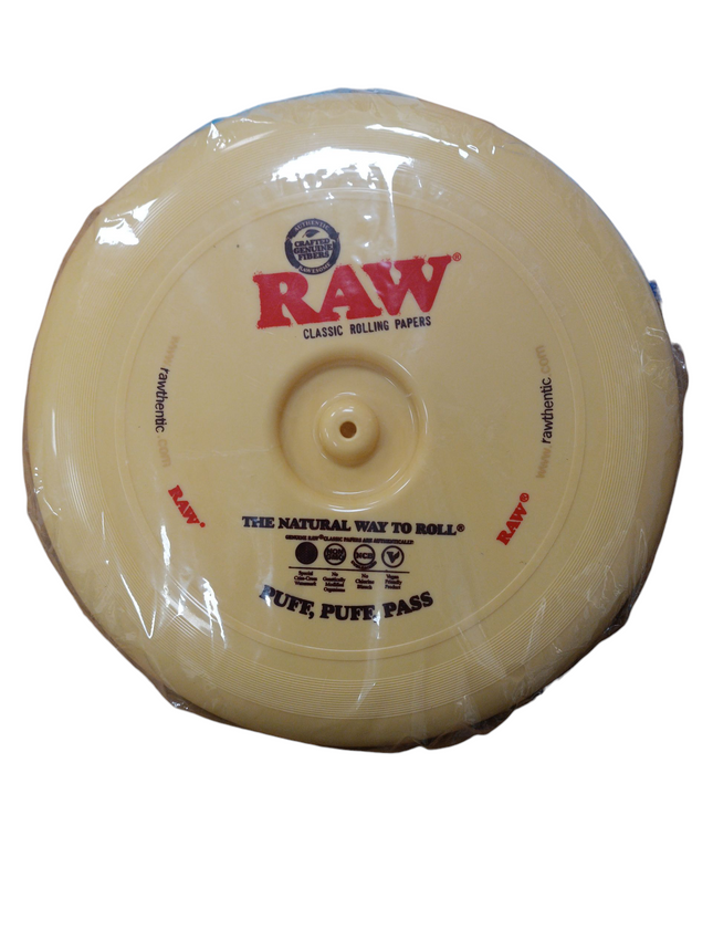 Frisbee RAW Con Agujero para Conos de Fumar
