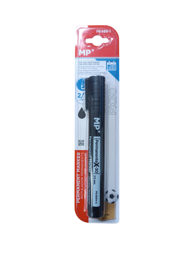 Rotulador Permanente MP PX30 (2-3 mm) – Negro