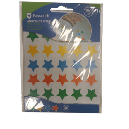 Adhesivos Estrella Bismark – 180 unidades