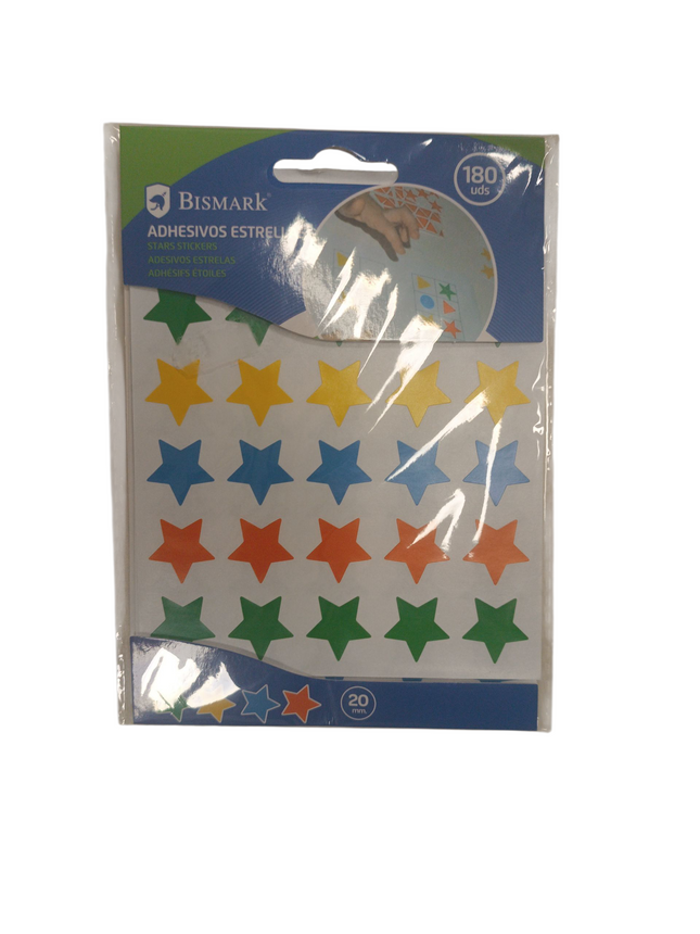 Adhesivos Estrella Bismark – 180 unidades
