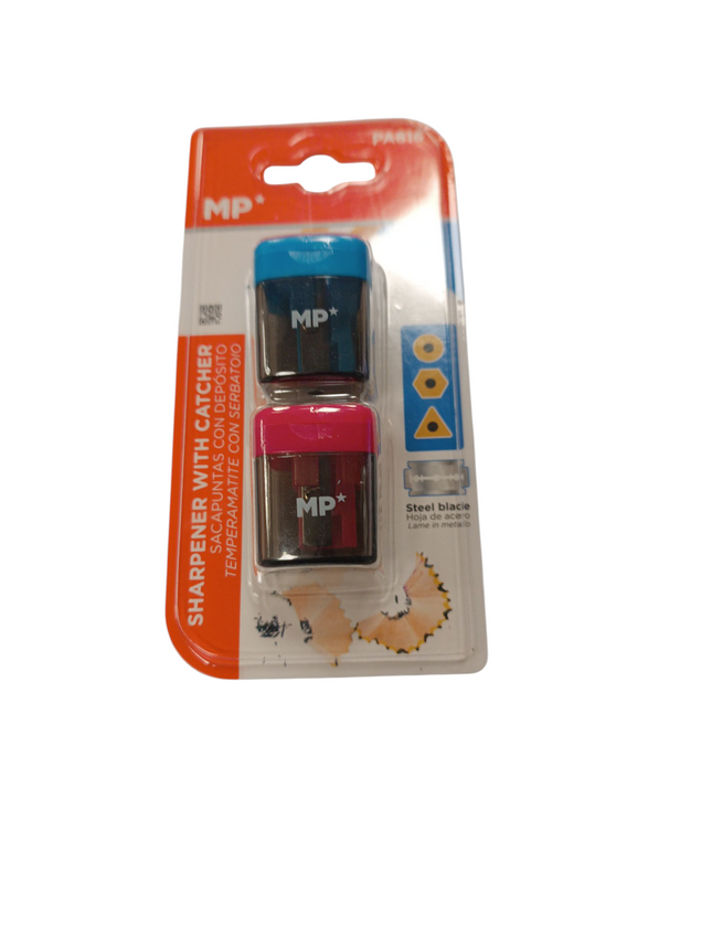 Sacapuntas con Depósito MP – Pack de 2 Unidades