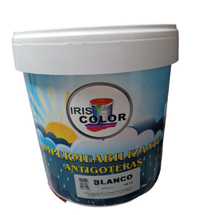 Impermeabilizante Antigoteras Blanco Cris Color - 14L