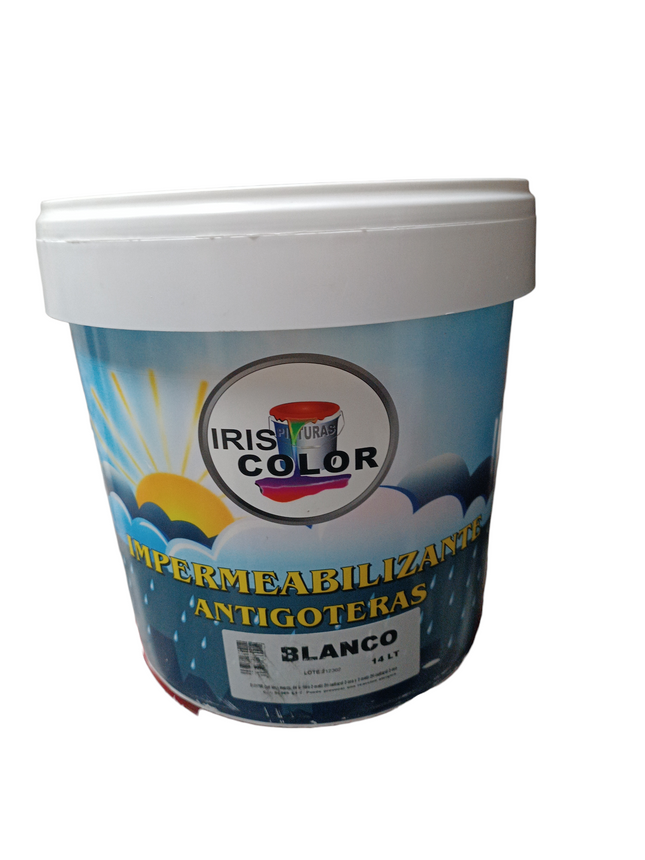 Impermeabilizante Antigoteras Blanco Cris Color - 14L