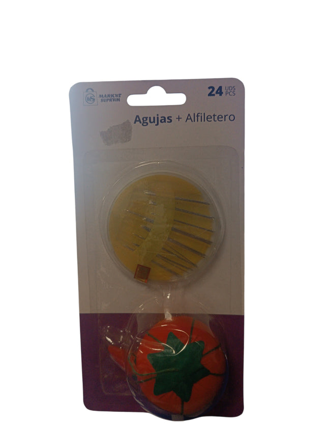 Pack Agujas + Alfiletero Market Suprem - 24uds