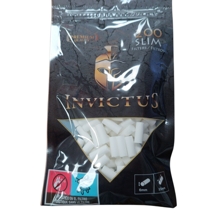 Filtros de Algodón Invictus - 200uds (6mm)