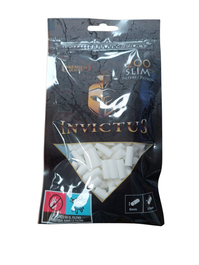 Filtros de Algodón Invictus - 200uds (6mm)