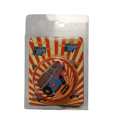 Grinder Rasta Ilustrado - 4.8 cm
