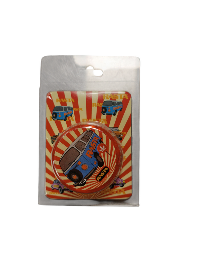 Grinder Rasta Ilustrado - 4.8 cm