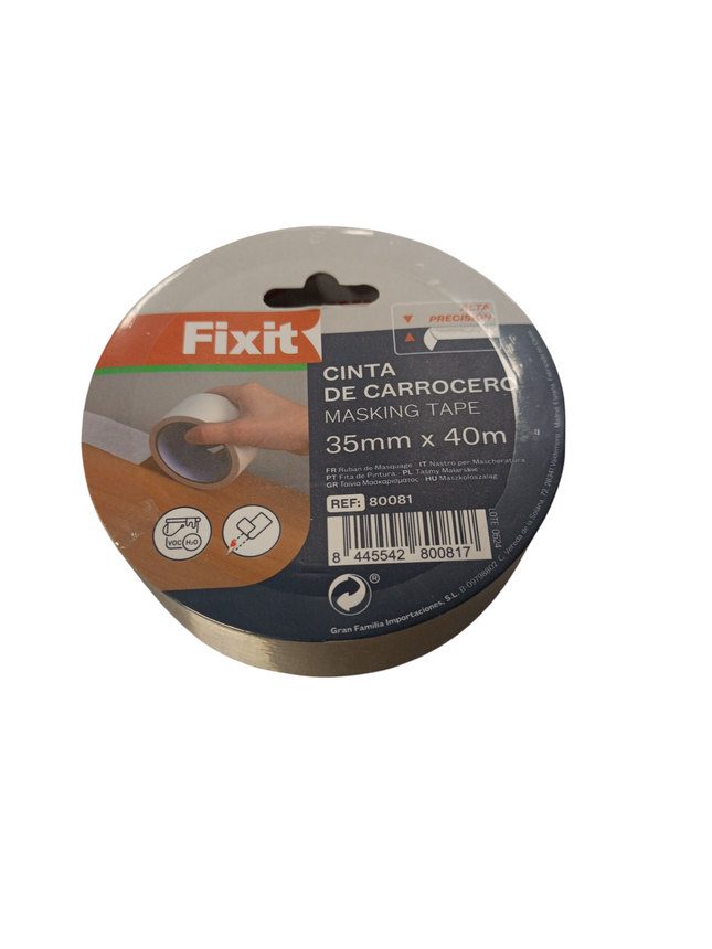 Cinta de Carrocero Fixit 35mm x 40m