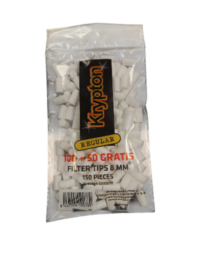 Filtros de Algodón Krypton Regular - 150uds (8mm)