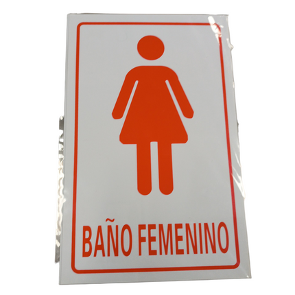 Carteles de PVC para Baños Market Suprem - 2uds (Mujer y Hombre)