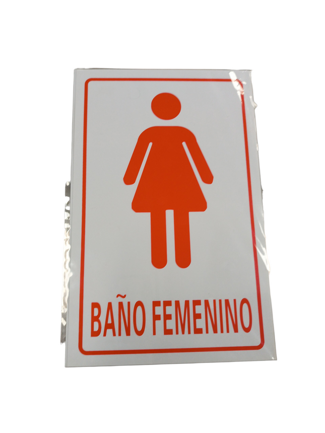 Carteles de PVC para Baños Market Suprem - 2uds (Mujer y Hombre)