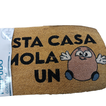 Felpudo "Esta Casa Mola un Huevo" RefinaHome - 60x40cm