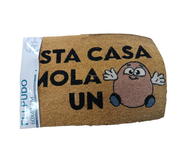 Felpudo "Esta Casa Mola un Huevo" RefinaHome - 60x40cm