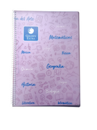 Cuaderno Golden Extra A4 – Tapa dura, espiral, 80 hojas
