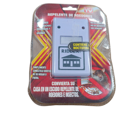 Repelente de Roedores e Insectos Enchufable - Riddex