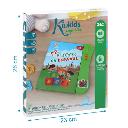 Mi E-Book en Español KioKids – Libro Interactivo Infantil Educativo (+3 Años)